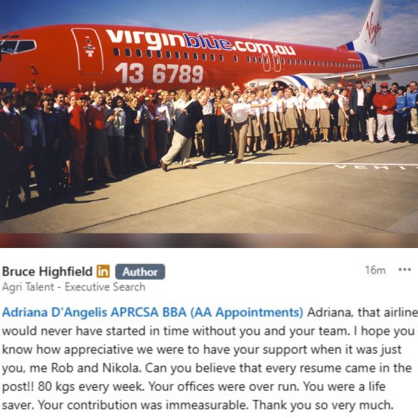 AA celebrates 25 years of Virgin Australia!