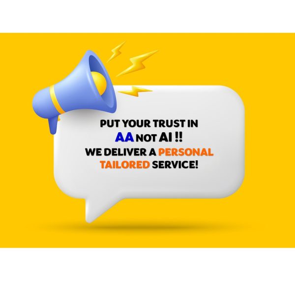TRUST AA NOT AI !!